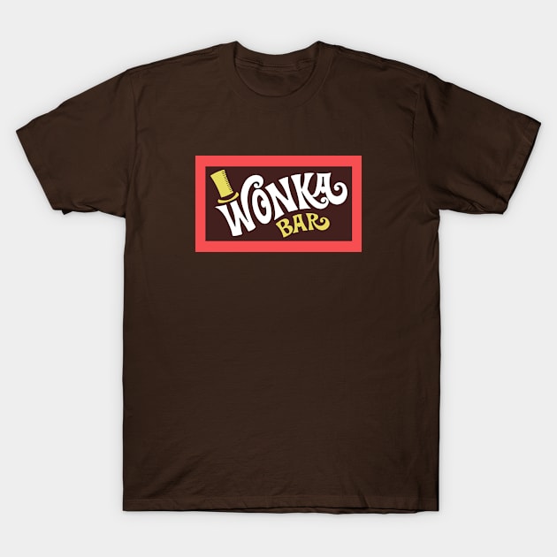 Willy Wonka Bar Logo T-Shirt by tvshirts